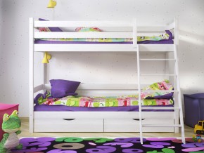 Кровать двухъярусная Сонечка с ящиками и лестницей в Лянторе - lyantor.magazinmebel.ru | фото - изображение 2