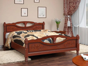 Кровать Елена-4 1600 Орех в Лянторе - lyantor.magazinmebel.ru | фото
