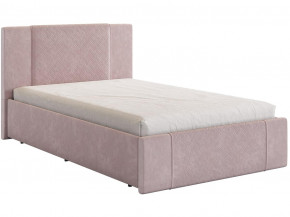 Кровать Хлоя 1200 велюр нежно-розовый в Лянторе - lyantor.magazinmebel.ru | фото