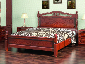 Кровать Карина-15 1600 Орех в Лянторе - lyantor.magazinmebel.ru | фото - изображение 1