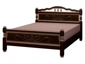 Кровать Карина-5 1400 Орех темный в Лянторе - lyantor.magazinmebel.ru | фото - изображение 2