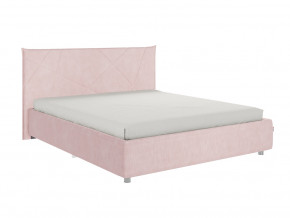 Кровать Квест 1600 велюр нежно-розовый в Лянторе - lyantor.magazinmebel.ru | фото