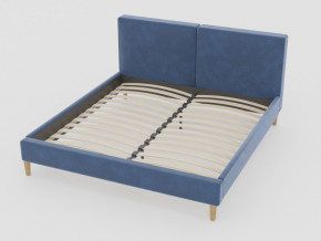 Кровать Линси 1200 синий в Лянторе - lyantor.magazinmebel.ru | фото - изображение 1