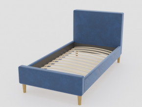 Кровать Линси 900 синий в Лянторе - lyantor.magazinmebel.ru | фото - изображение 1