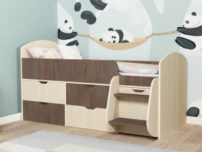 Кровать Малыш-7 Дуб-Бодега в Лянторе - lyantor.magazinmebel.ru | фото