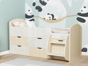 Кровать Малыш-7 Дуб-Винтерберг в Лянторе - lyantor.magazinmebel.ru | фото