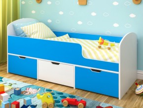 Кровать Малыш Мини Белое дерево-Голубой в Лянторе - lyantor.magazinmebel.ru | фото