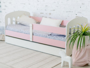 Кровать Малыш с ящиком розовый в Лянторе - lyantor.magazinmebel.ru | фото