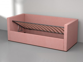 Кровать мягкая с подъёмным механизмом арт. 030 розовый в Лянторе - lyantor.magazinmebel.ru | фото - изображение 2
