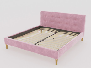 Кровать Пайли 1800 розовый в Лянторе - lyantor.magazinmebel.ru | фото