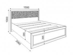 Кровать с настилом 1400 Саванна М04 в Лянторе - lyantor.magazinmebel.ru | фото - изображение 2