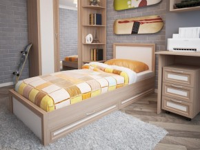 Кровать с настилом Остин модуль 21 с ящиками 24 в Лянторе - lyantor.magazinmebel.ru | фото