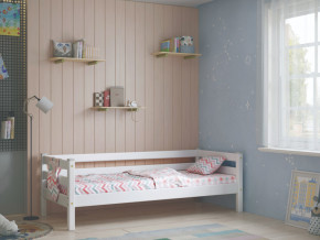 Кровать с задней защитой Соня Вариант 2 белая в Лянторе - lyantor.magazinmebel.ru | фото