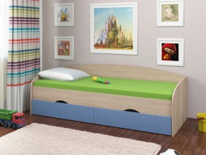 Кровать Соня 2 сонома-голубой в Лянторе - lyantor.magazinmebel.ru | фото