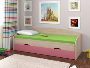Кровать Соня 2 сонома-розовый в Лянторе - lyantor.magazinmebel.ru | фото - изображение 1