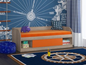 Кровать Соня 4 сонома-оранжевый в Лянторе - lyantor.magazinmebel.ru | фото