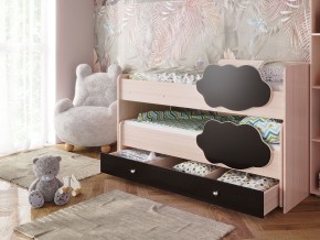 Кровать Соник с ящиком млечный дуб-венге в Лянторе - lyantor.magazinmebel.ru | фото
