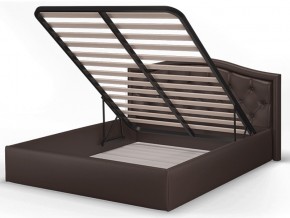Кровать Стелла 1600 подъемная коричневая в Лянторе - lyantor.magazinmebel.ru | фото - изображение 2