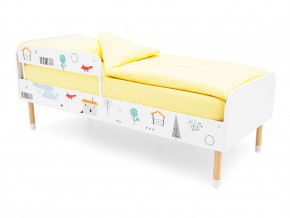 Кровать Stumpa Классика с бортиком рисунок Шале в Лянторе - lyantor.magazinmebel.ru | фото - изображение 1