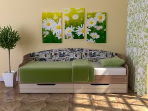 Кровать Юниор Тип 2 Микровелюр-марки 800х1600 в Лянторе - lyantor.magazinmebel.ru | фото