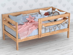 Кроватка-софа 1600х800 одинарный бортик Массив Версаль в Лянторе - lyantor.magazinmebel.ru | фото