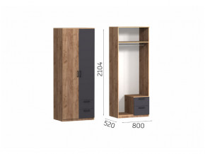 Шкаф 2-х дверный с ящиками Эконика в Лянторе - lyantor.magazinmebel.ru | фото