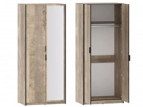 Шкаф для одежды Фолк НМ 014.03 фасад с зеркалом в Лянторе - lyantor.magazinmebel.ru | фото