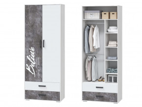 Шкаф для одежды с ящиками в Лянторе - lyantor.magazinmebel.ru | фото