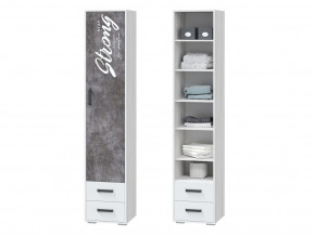 Шкаф для платья и белья с 2 ящиками Оливер в Лянторе - lyantor.magazinmebel.ru | фото - изображение 1