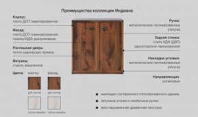 Спальня Индиана Дуб Саттер в Лянторе - lyantor.magazinmebel.ru | фото - изображение 2