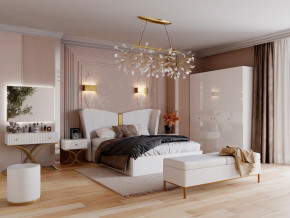 Спальня Рише белый глянец с перламутром в Лянторе - lyantor.magazinmebel.ru | фото
