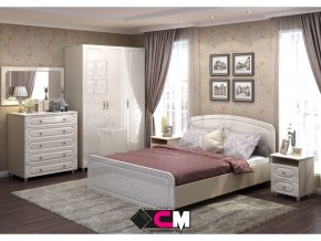 Спальня Виктория МДФ с большим комодом в Лянторе - lyantor.magazinmebel.ru | фото - изображение 1