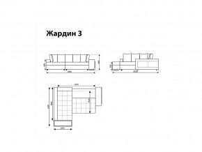 Угловой диван Жардин 3 вид 3 в Лянторе - lyantor.magazinmebel.ru | фото - изображение 8